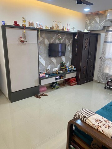 Living Room in 1 BHK Apartment at Puraniks One Hometown, Ghodbunder Road – for Rent