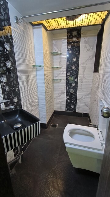 Bathroom in 3 BHK Apartment at Om Heights Dadar, Dadar West – for Rent