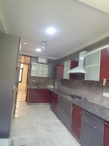 Kitchen in 3 BHK Apartment at Geetanjali Enclave – for Rent