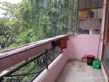 Balcony in 1 BHK Builder Floor at Esteem Complex, Savitri Nagar – for Rent