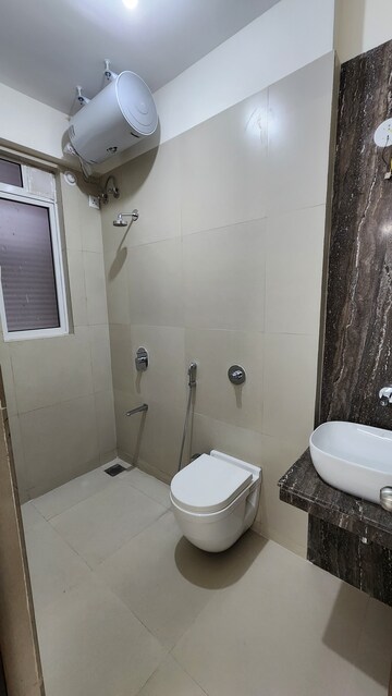 Bathroom in 2 BHK Apartment at Neelkanth Palms, Kapur Bawdi – for Rent