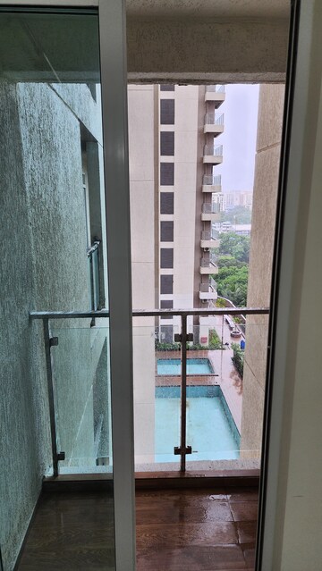 Balcony in 2 BHK Apartment at Neelkanth Palms, Kapur Bawdi – for Rent