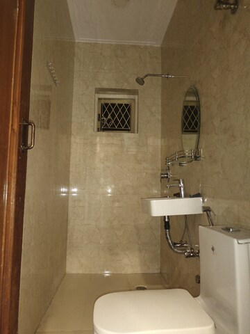 Bathroom in 2 BHK Builder Floor at East Of Kailash – for Rent