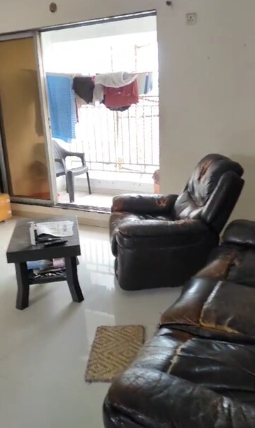 Living Room in 3 BHK Apartment at Cosmos Horizon, Thane West – for Rent