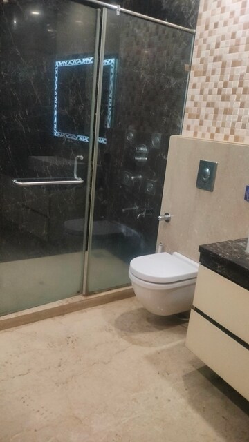 Bathroom in 3 BHK Builder Floor at Saket – for Rent