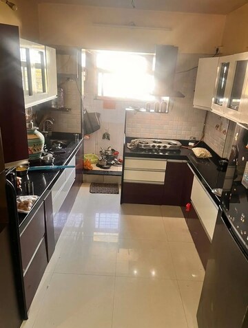 Kitchen in 2 BHK Apartment at Nyati Elysia, Kharadi – for Rent