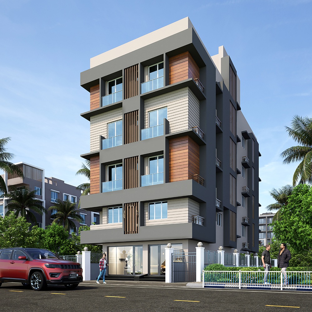 3 BHK + Study Room Apartment For Sale in Rabindra Sarovar