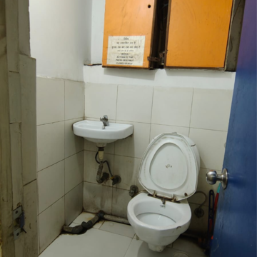 Bathroom in  Office Space at Shivalik Colony – for Rent