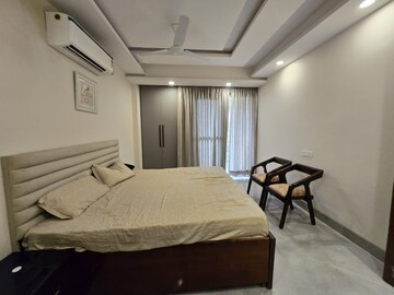 Bedroom in 3 BHK Builder Floor at Palm Residency Chhatarpur, Chattarpur – for Sale