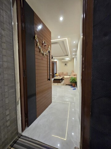 Living Room in 3 BHK Builder Floor at Palm Residency Chhatarpur, Chattarpur – for Sale