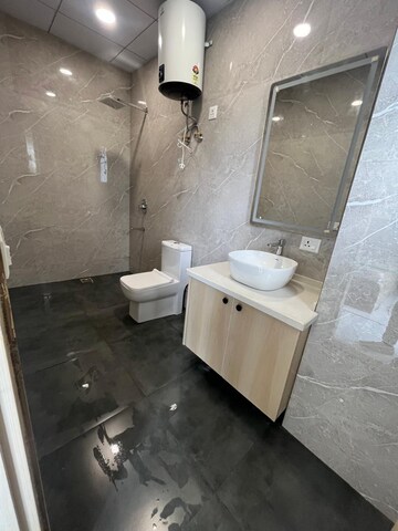 Bathroom in 2 BHK Builder Floor at Ansal Sushant Lok I, Sector 43 – for Rent