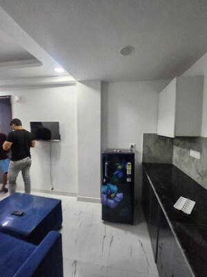 Kitchen in 1 BHK Builder Floor at Risland Sky Mansion, Chattarpur – for Sale