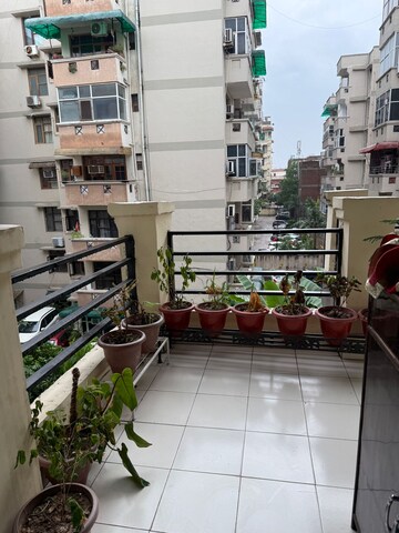 Balcony in 2 BHK Apartment at Surya Towers Zirakpur, Lohgarh – for Rent