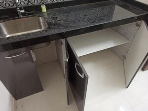 Kitchen in 1 BHK Apartment at Lodha Amara, Kolshet Road – for Sale