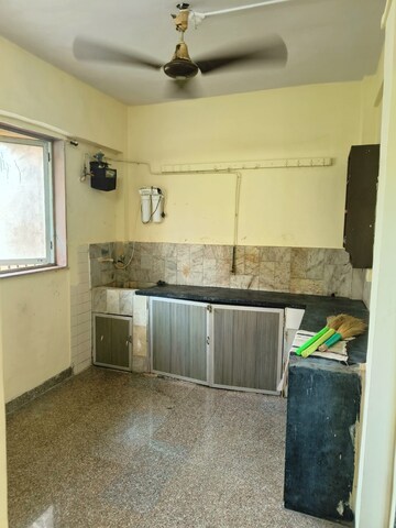 Kitchen in 1 RK Apartment at Nav Ratan CHS, Santacruz East – for Rent