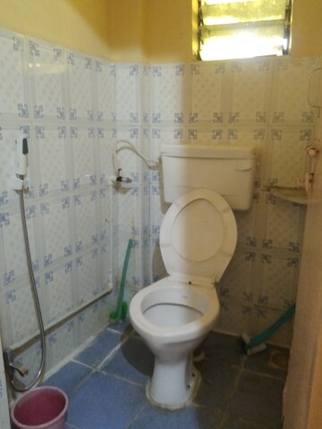 Bathroom in 1 BHK Apartment at Shivaji CHS, Gokhalenagar – for Rent
