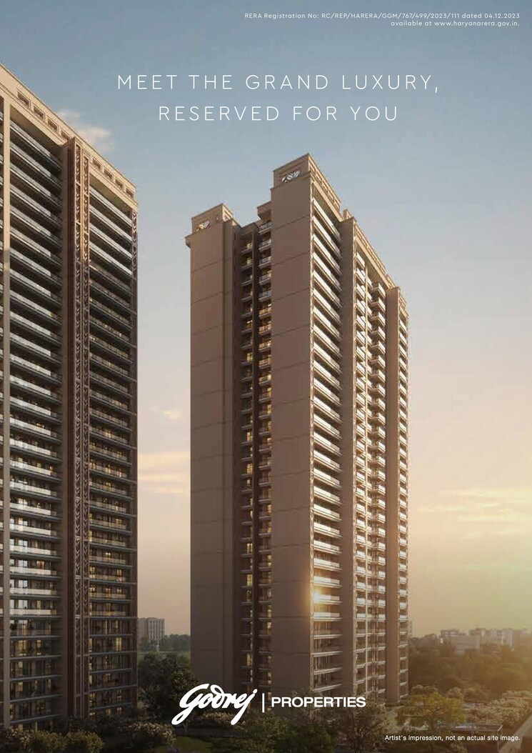 Exterior View, godrej-aristocrat 3 Bedroom 2514 Sq.Ft. Apartment In Sector 49 Gurgaon 9032254