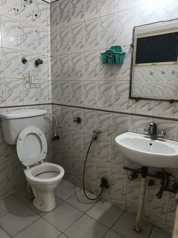 Bathroom in 1 BHK Apartment at Windsor and Nova Society, Ahinsa Khand 2 – for Rent