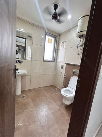 Bathroom in 1 RK Builder Floor at Nathupur – for Rent