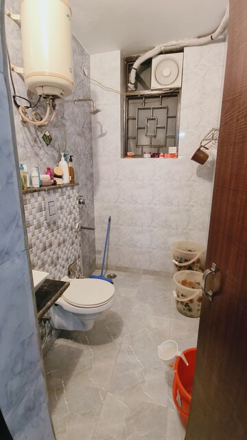 Bathroom in 2 BHK Apartment at Rail Vihar Apartment, Sector 15 – for Rent