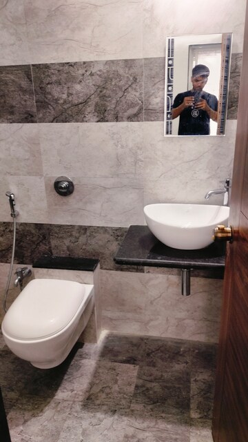 Bathroom in 2 BHK Apartment at Veddant Ganesh Bella Rossa Phase 2, Punawale – for Rent