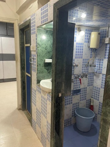 Bathroom in 1 BHK Apartment at Pooja Dham CHS Mira Road, Mira Road – for Rent