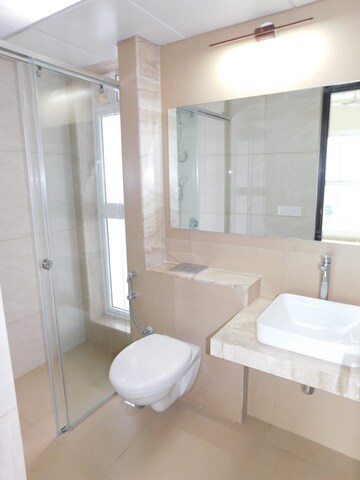 Bathroom in 2 BHK Apartment at LnT Veridian, Powai – for Rent