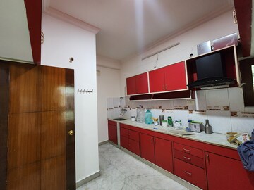 Kitchen in 3 BHK Apartment at Rajendra Nagar – for Sale