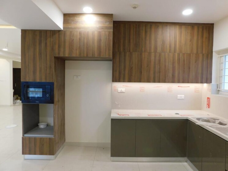 Kitchen, my-home-krishe 3 Bedroom 2780 Sq.Ft. Apartment In Financial District Hyderabad 9032721