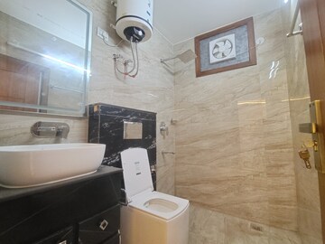 Bathroom in 2 BHK Apartment at Boutique Residential Apartments C-220, Malviya Nagar – for Rent