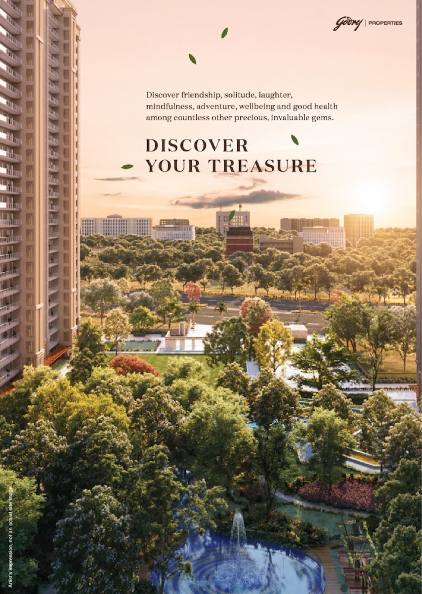 3 BHK + Servant Room 1948 Sq.Ft. Apartment in Godrej Vrikshya