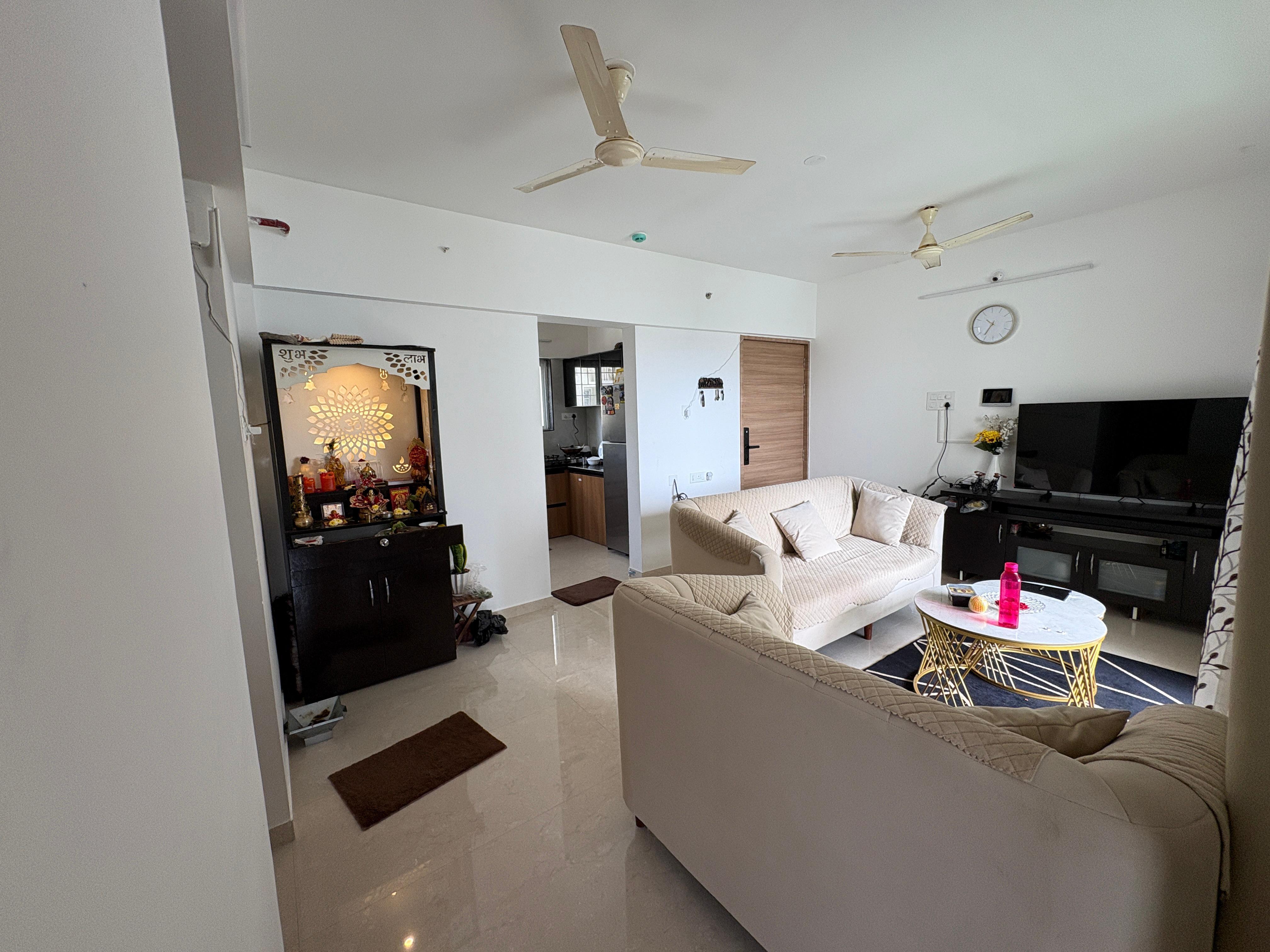 2 BHK + Pooja Room,Servant Room,Study Room,Extra Room Apartment For Rent in Sukhwani Skylines