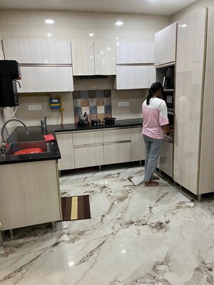 Kitchen in 3 BHK Apartment at Chattarpur – for Sale