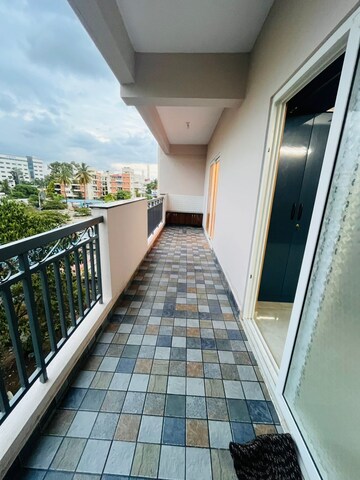 Balcony in 3 BHK Apartment at Cambridge Layout – for Rent