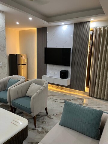 Living Room in 3 BHK Apartment at Chattarpur – for Sale