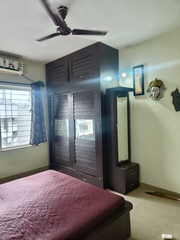 Bedroom in 2 BHK Apartment at Manav Silver Skyscapes, Wakad – for Rent