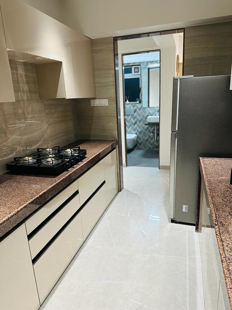Kitchen, veena-smart-homes 2 Bedroom 615 Sq.Ft. Apartment In Kandivali West Mumbai 9032936