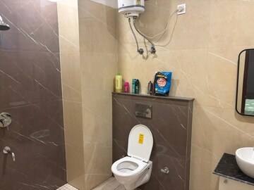 Bathroom in 3 BHK Apartment at High Ground – for Rent