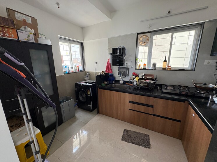 Kitchen, sukhwani-skylines 2 Bedroom 821 Sq.Ft. Apartment In Wakad Pune 9033041