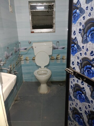 Bathroom in 2 BHK Apartment at Kopar Khairane – for Rent