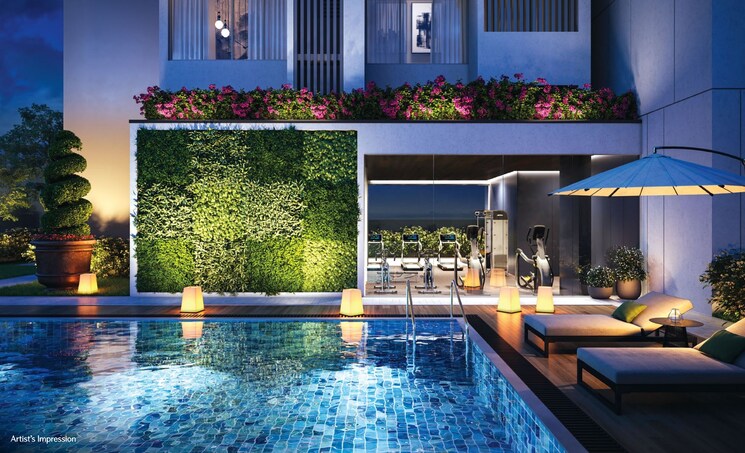 Swimming Pool, eon-one 3 Bedroom 1325 Sq.Ft. Apartment In Prabhadevi Mumbai 9033103