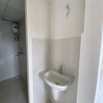 Bathroom in 1 BHK Apartment at Runwal Gardens Phase 2, Kalyan Shilphata Road – for Rent