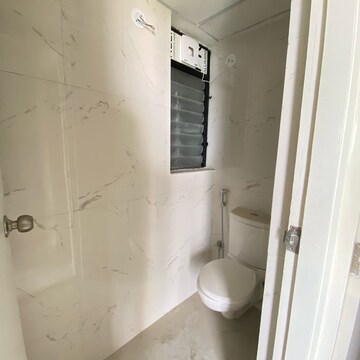 Bathroom in 1 BHK Apartment at Runwal Gardens Phase 2, Kalyan Shilphata Road – for Rent