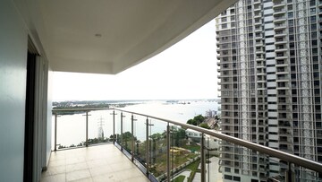 Balcony in 3 BHK Apartment at Tritvam by Tata Realty, Marine Drive – for Sale