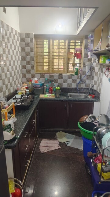 Kitchen in 2 BHK Builder Floor at Nri Layout – for Rent