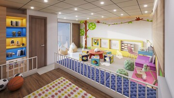 Common Area in 3 BHK Apartment at Kumar Parth Towers, Baner – for Sale