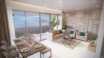 Living Room in 3 BHK Apartment at Kumar Parth Towers, Baner – for Sale