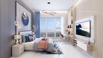 Bedroom in 3 BHK Apartment at Kumar Parth Towers, Baner – for Sale