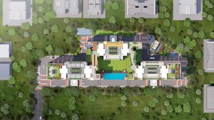 Master Plan in 3 BHK Apartment at Kumar Parth Towers, Baner – for Sale