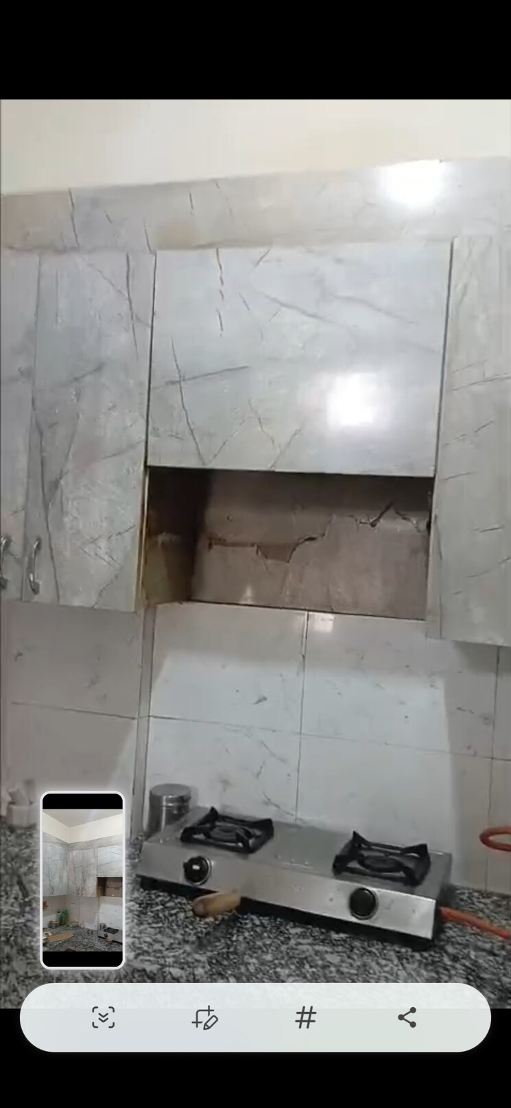 Kitchen, proview-officer-city 3 Bedroom 1340 Sq.Ft. Apartment In Raj Nagar Extension Ghaziabad 9033399